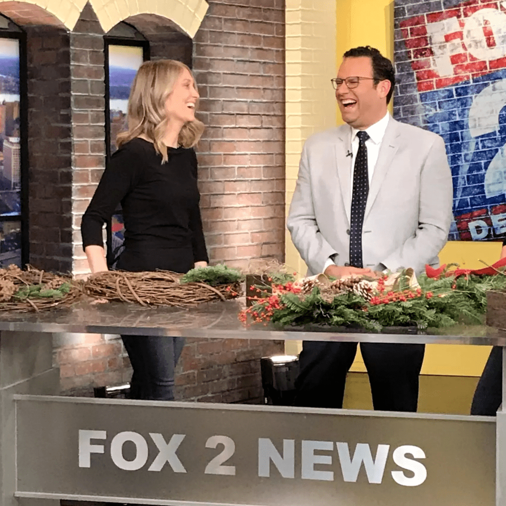 Jen House and Kendall Goddard on Fox 2 News