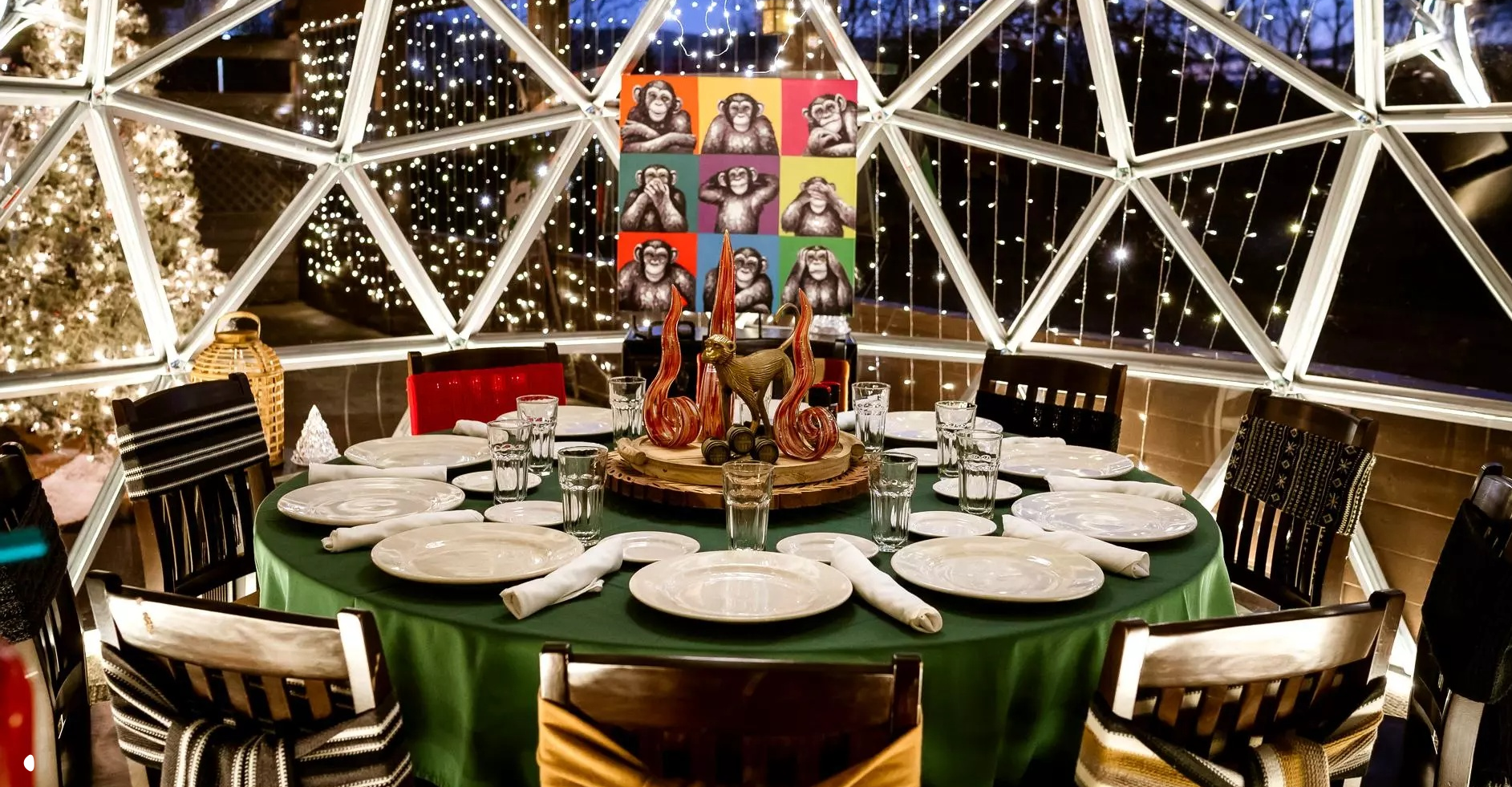 Camp Ti dining igloos_clipped_rev_2 Dining Igloos Camp Ticonderoga Troy Michigan