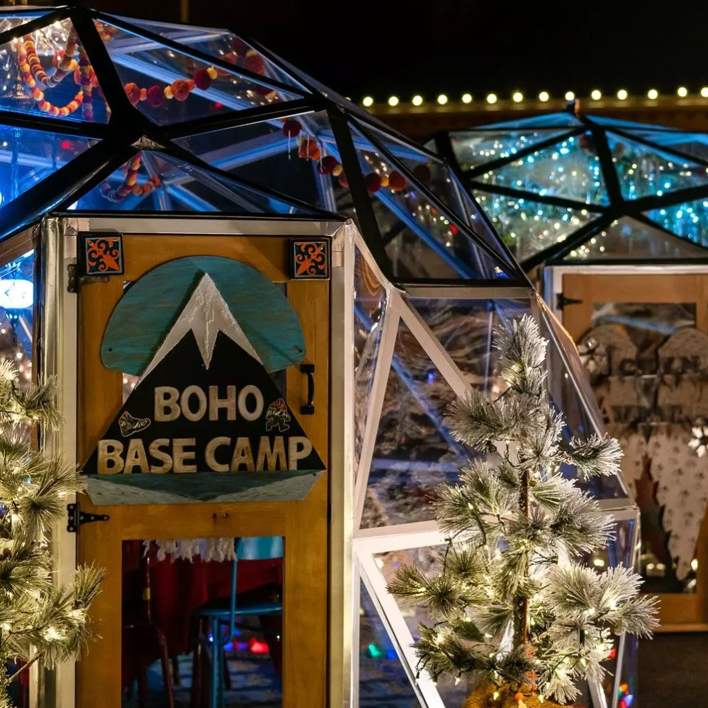 HISTORIC RESTAURANT INTRODUCES IGLOOS