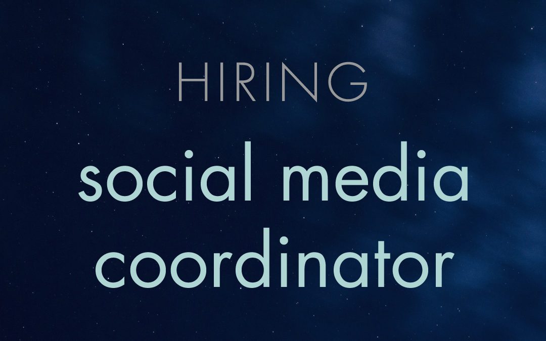 Hiring Social Media Coordinator