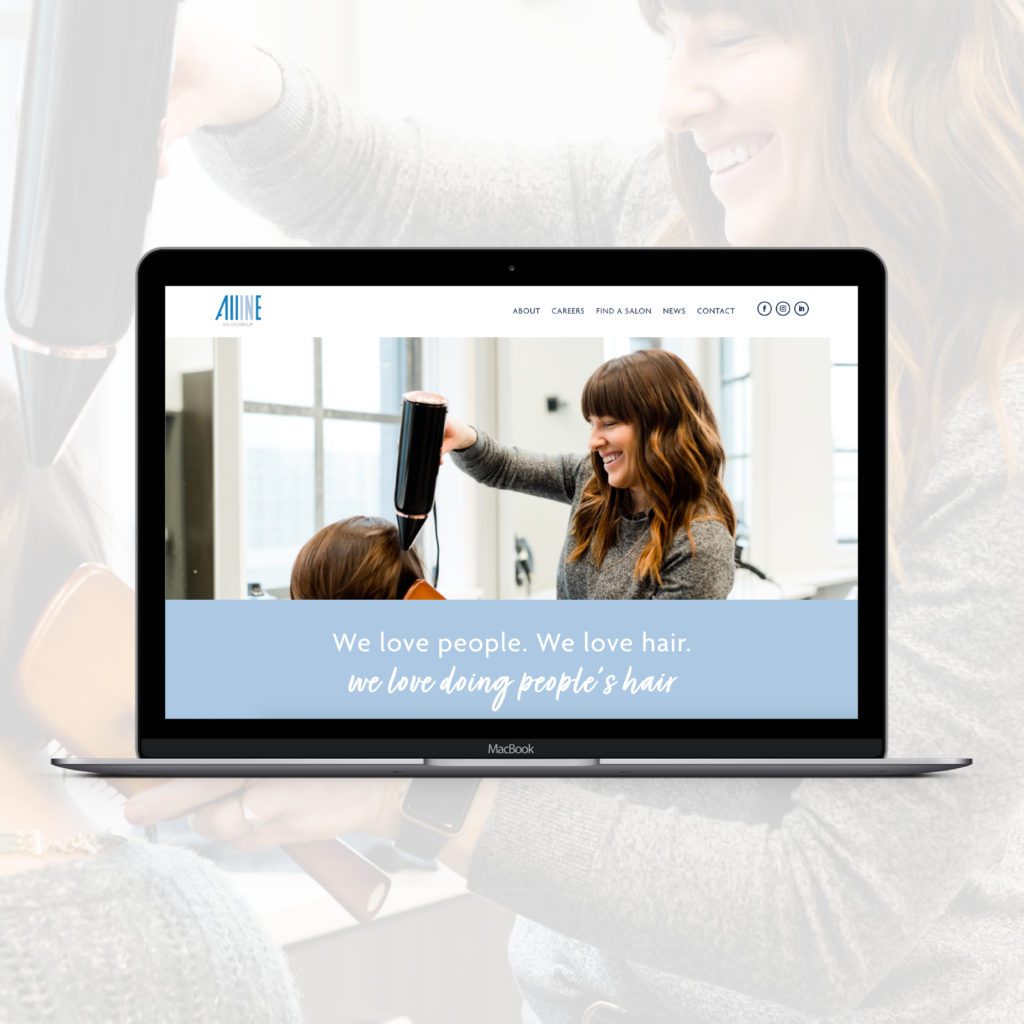 Alline Salon Group Launches Website