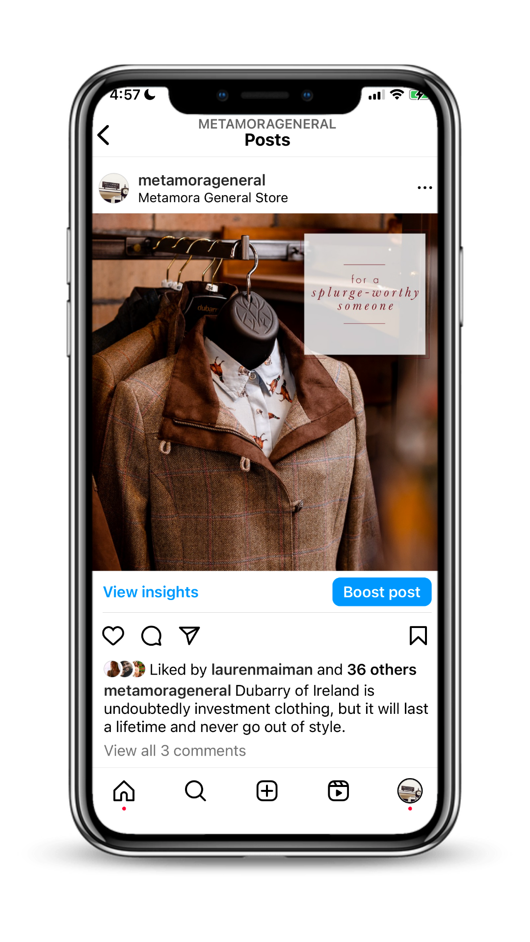 Metamora General - social media marketing