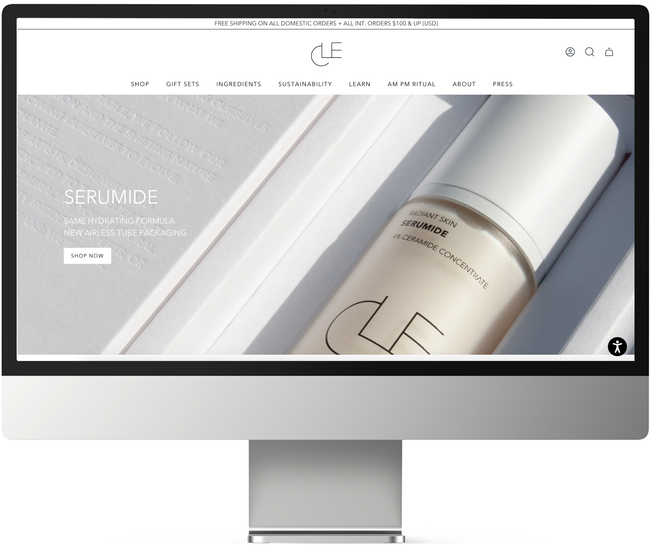 CLE Cosmetics - web maintenance (1) CLE Cosmetics - web maintenance