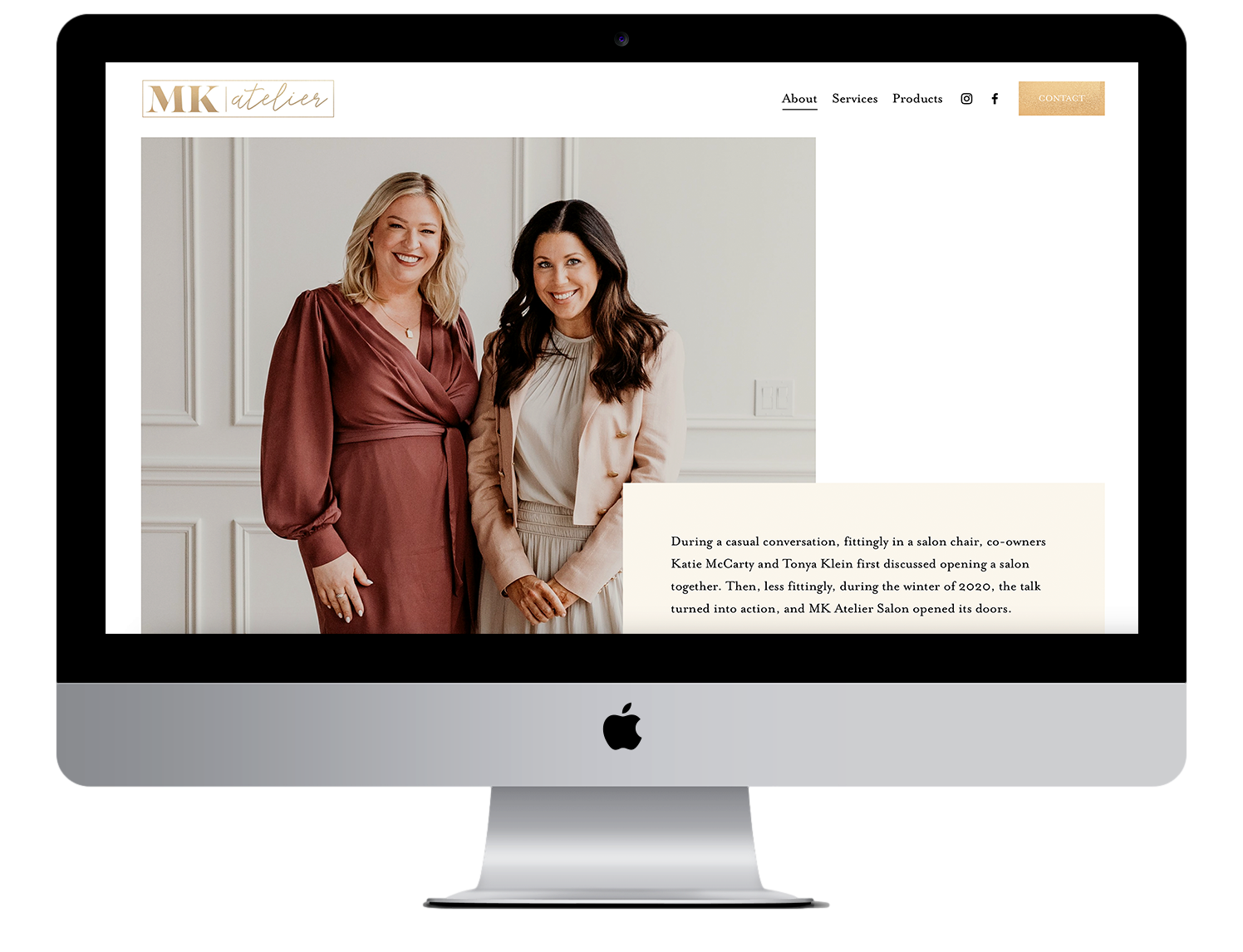 MK Atelier Website MK Atelier Web Design